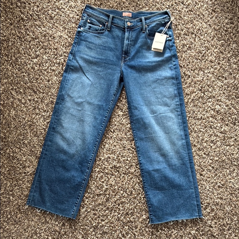 Mother Mid Rise Ankle Jeans